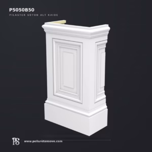 Poliüretan 28x55x94 cm Dekoratif Pilaster Sütun Alt Kaide
