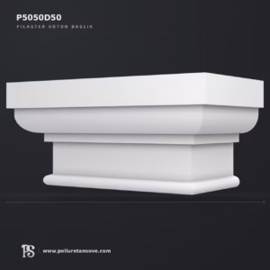Poliüretan 34x69x32 cm Pilaster Sütun Başlığı Dekoru