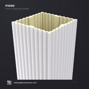 60x60x240 cm Yivli Pilaster Sütun Poliüretan dekorasyon malzemesi