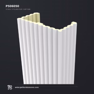 Yivli Pilaster Sütun 30x60x240 cm Poliüretan Dekor