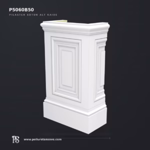 Poliüretan 33x66x109 cm Pilaster Sütun Alt Kaidesi