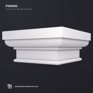 Poliüretan dekorasyon malzemesi 84x84x38 cm Pilaster Sütun