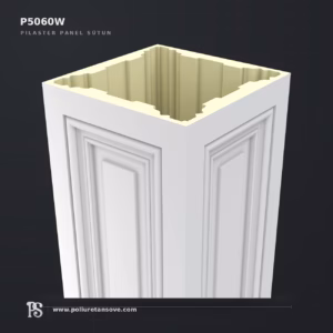 Poliüretan 60x60x240 cm Pilaster Sütun Duvar Dekoru